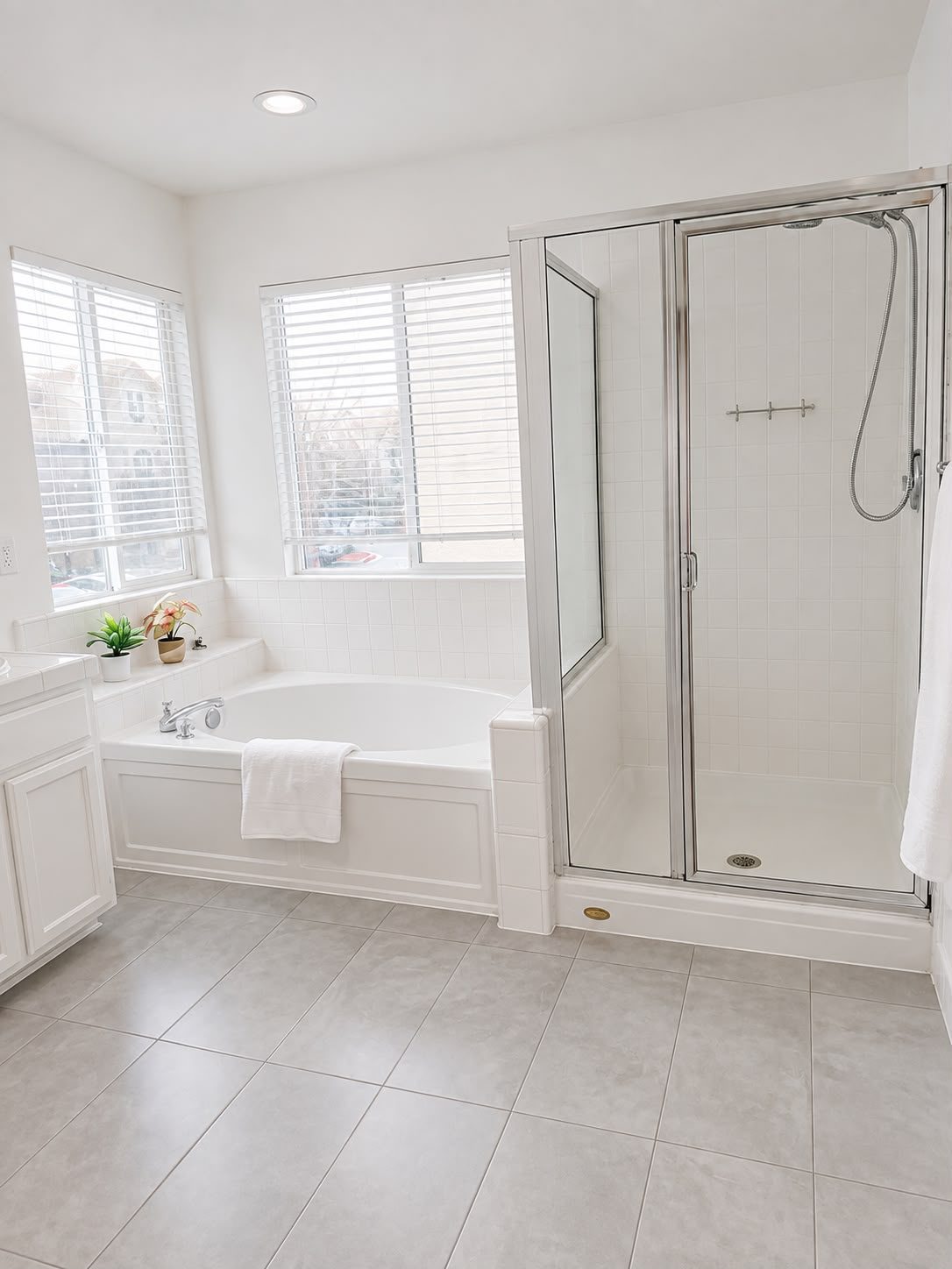 Bathroom cleaned by GlowHaus Cleaning Service